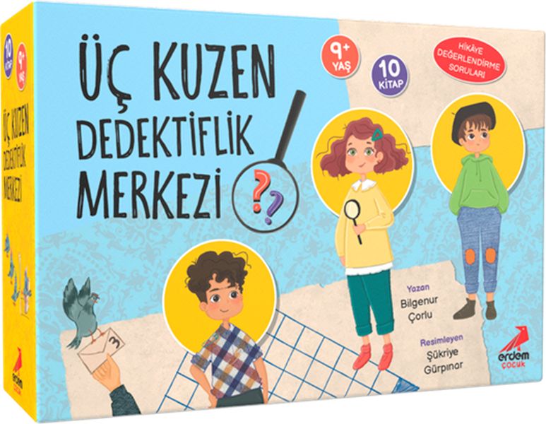 Üç Kuzen Dedektiflik Merkezi 10  Set