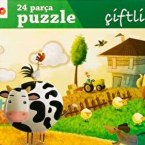 Yer Puzzle-24 Parça Puzzle - Çiftlikte