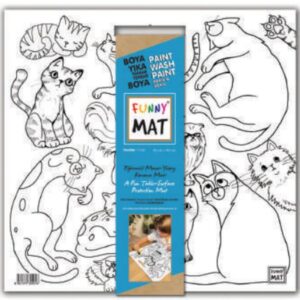 Funny Mat - Kediler 40x40cm