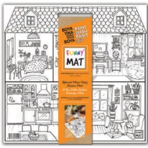 Funny Mat - Evim Güzel Evim 40x40cm