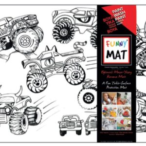 Funny Mat- Canavar Kamyonetler - 33,5x48cm