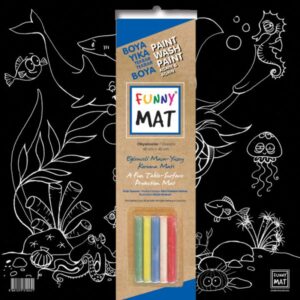 Funny Mat Black Okyanus (Tebeşirli)