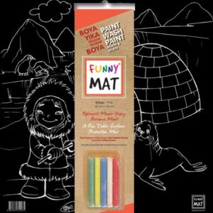Funny Mat Black Kutup (Tebeşirli)