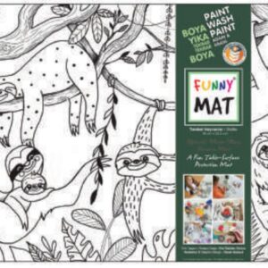 Funny Mat - Tembel Hayvanlar 33,5x48cm