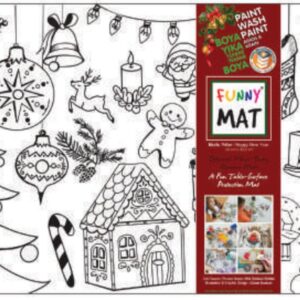 Funny Mat - Mutlu Yıllar 33,5x48cm