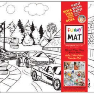 Funny Mat - Yarış Arabaları 33,5x48cm