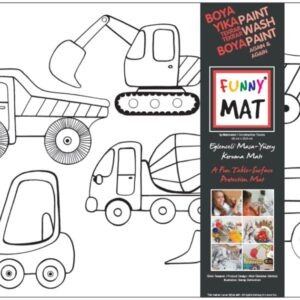 Funny Mat - İş Makineleri - 33,5x48cm
