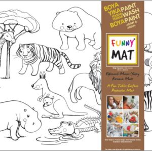 Funny Mat - Vahşi Hayvanlar 33,5x48cm