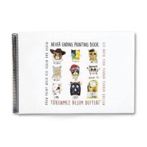 Tükenmez  Defteri-1 Ressam Kediler - 35x50cm