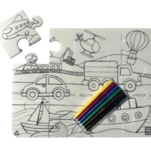 Funny Mat - Taşıtlar 30 X 40 Cm