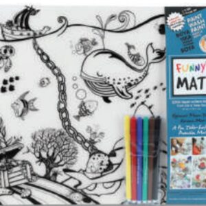 Funny Mat - Çiftlik Ve Derin Deniz 6'Lı Kalem Hediyeli 30 x 40 cm