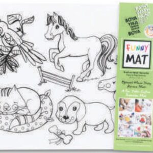 Funny Mat - Evcil Hayvanlar Ve Vahşi Hayvanlar 33,5 x 48 cm