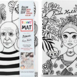 Funny Mat -  Pıcasso Ve Frıda Kahlo 25 X 35 Cm
