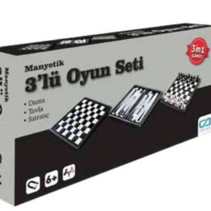Manyetik 3'Lü Oyun Seti
