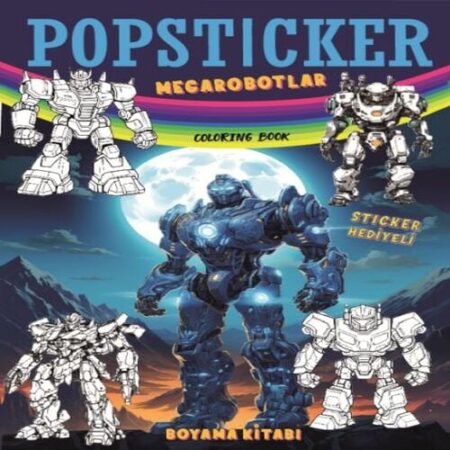 Megarobotlar Boyama Kitabı Pop