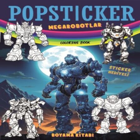 Megarobotlar Boyama Kitabı Pop