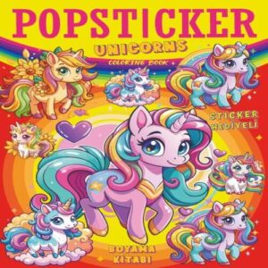 Unicorns Boyama Kitabı Pop