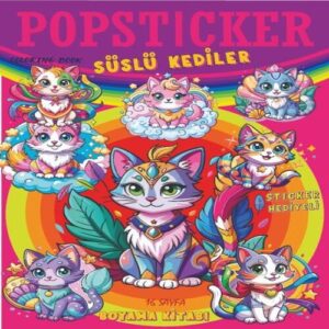 Süslü Köpekler  Boyama Kitabı Pop