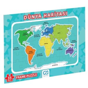 Dünya Haritası  Puzzle-35