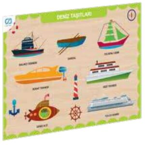 Ahşap Deniz Taşıtları Eğitici Set