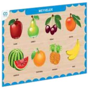 Ahşap Meyveler Eğitici Set