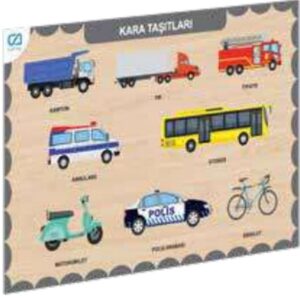 Ahşap Kara Taşıtları Eğitici Set