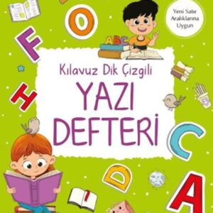 Kılavuz Dik Çizgili Yazı Defteri (Büyük Boy)