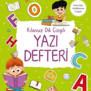 Kılavuz Dik Çizgili Yazı Defteri (Küçük Boy)