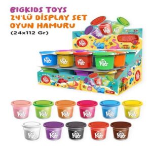 Bigkids Toys / 24’Lü Display Kutu Oyun Hamuru (24X112 Gr)