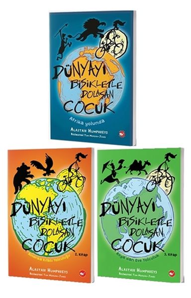 Dünyayı Bisikletle Dolaşan Çocuk Seti (3  Takım)