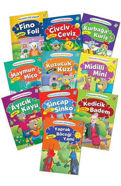 Hikayelerle Dini Değerler Set (10  Takım)