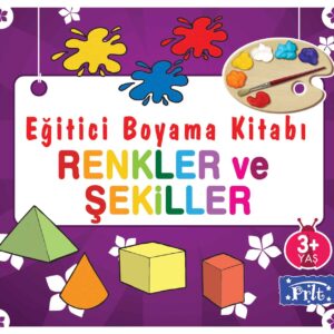 Eğitici Boyama Kitabı - Renkler ve Şekiller