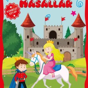 Çocuklar için Hayal ve Odak Geliştirici Rengarenk Masallar Kırmızı