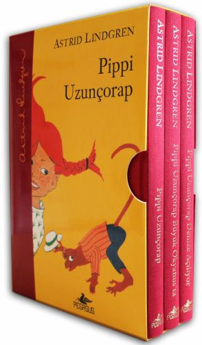 Pippi Uzunçorap Serisi Kutulu Özel Set (3  - Ciltli)