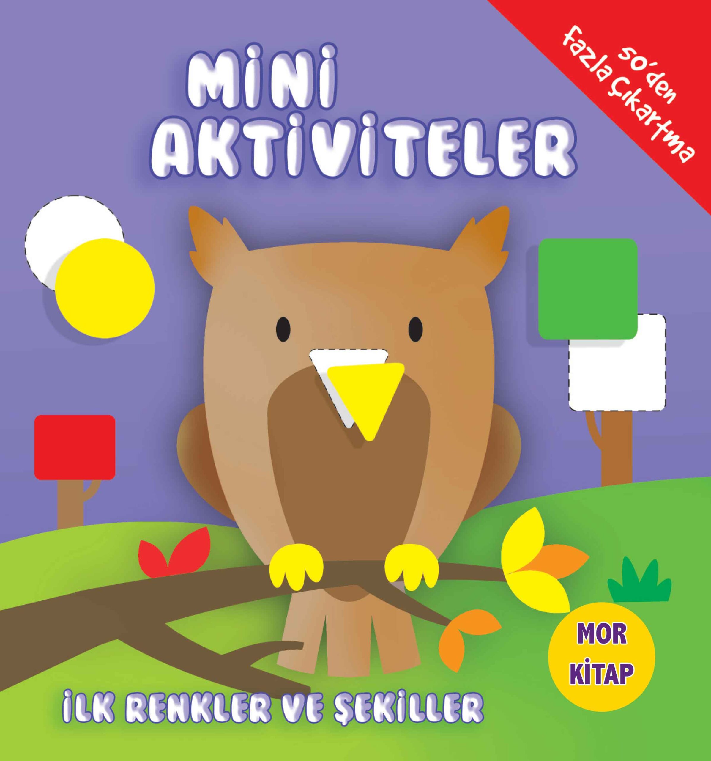 Mini Aktiviteler - İlk Renkler ve Şekiller (Mor )