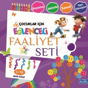Eğlenceli Faaliyet Seti - Mor  - 5+ Yaş