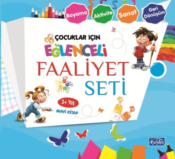 Eğlenceli Faaliyet Seti - Mavi  - 3+ Yaş