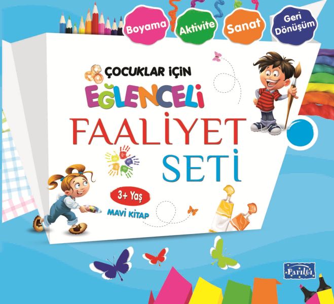 Eğlenceli Faaliyet Seti - Mavi  - 3+ Yaş