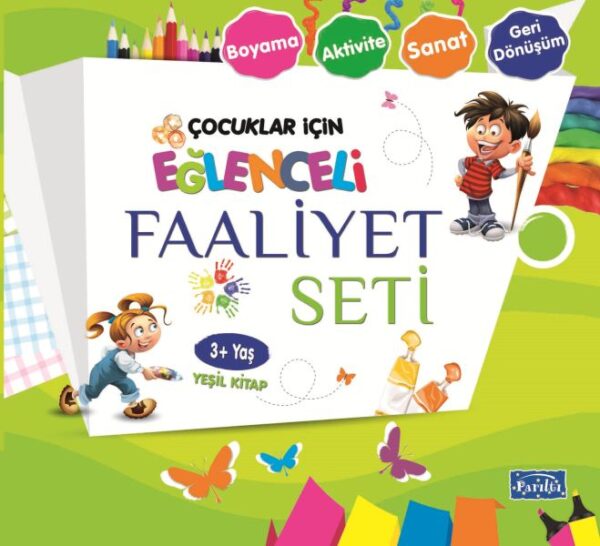 Eğlenceli Faaliyet Seti - Yeşil  - 3+ Yaş