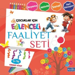 Eğlenceli Faaliyet Seti - Kırmızı  - 5+ Yaş