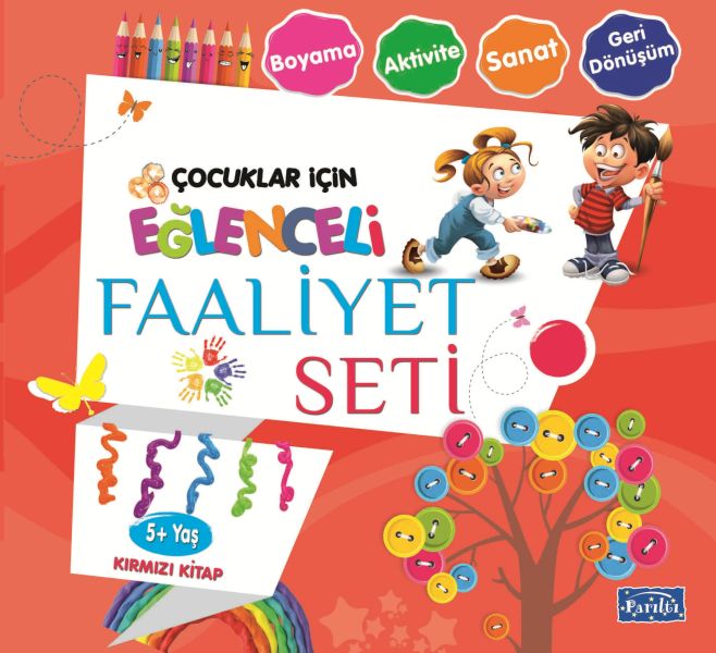 Eğlenceli Faaliyet Seti - Kırmızı - 5+ Yaş
