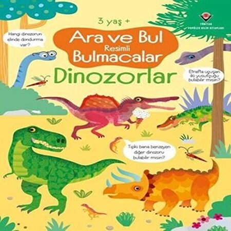 Ara ve Bul li Bulmacalar - Dinozorlar