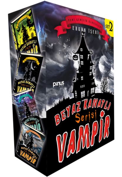 Beyaz Kanatlı Vampir Seti 2 - 4  Takım