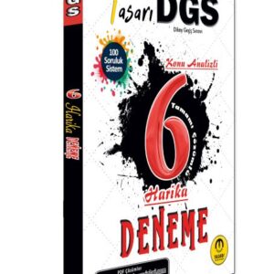 Tasarı Dgs Konu Analizli 6 Harika Çözümlü Deneme