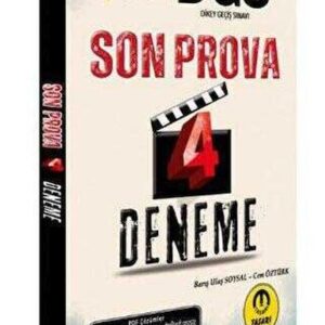 Tasarı Eğitim Yayınları DGS Son Prova 4 Çözümlü Deneme