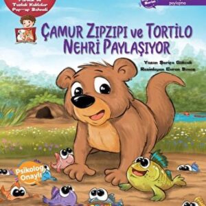 Çamur Zıpzıpı ve Tortilo Nehri Paylaşıyor tıcı Drama Parmak ve Tuzluk Kuklalar Pop-up Sahneli