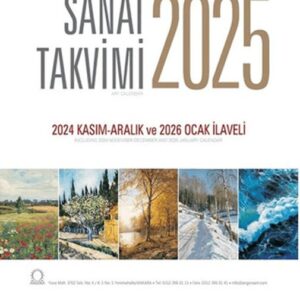 Sanat Takvimi 2025 Duvar Takvimi