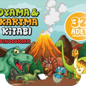 Dinozorlar Boyama ve Çıkartma Kitabı