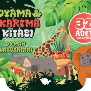 Orman Hayvanları - Boyama ve Çıkartma Kitabı
