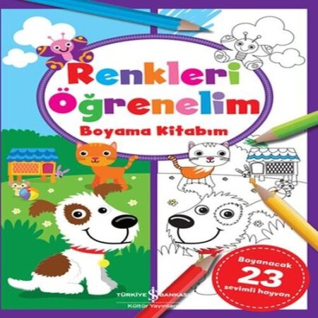 Renkleri Öğrenelim Boyama Kitabım